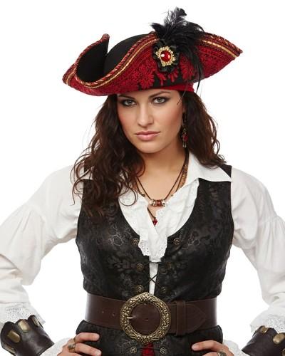 Chapeau de pirate avec galons