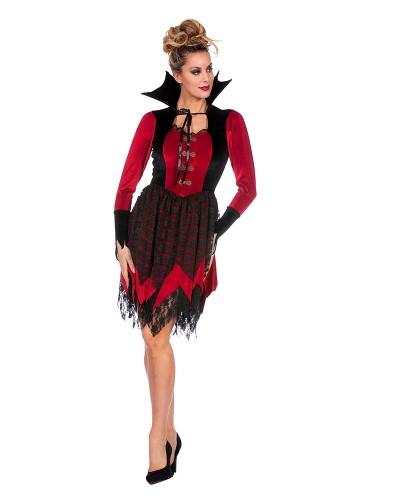 Déguisement de vampire effet velours femme