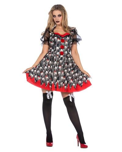 Déguisement de clown terrifiant femme