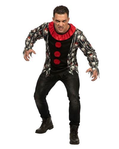 Blouse de clown terrifiant homme