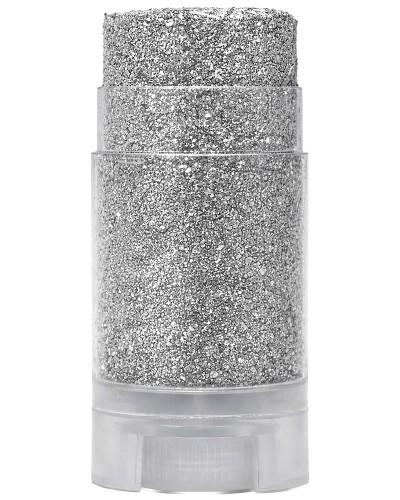 Bâton de maquillage à paillettes argentées