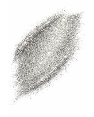 Bâton de maquillage à paillettes argentées