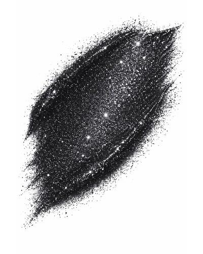 Bâton de maquillage à paillettes noires