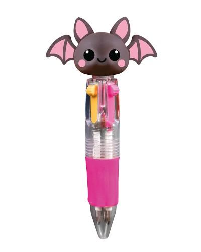 Stylo multicolore chauve-souris