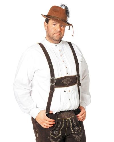 Chemise tyrolienne blanche – Oktoberfest