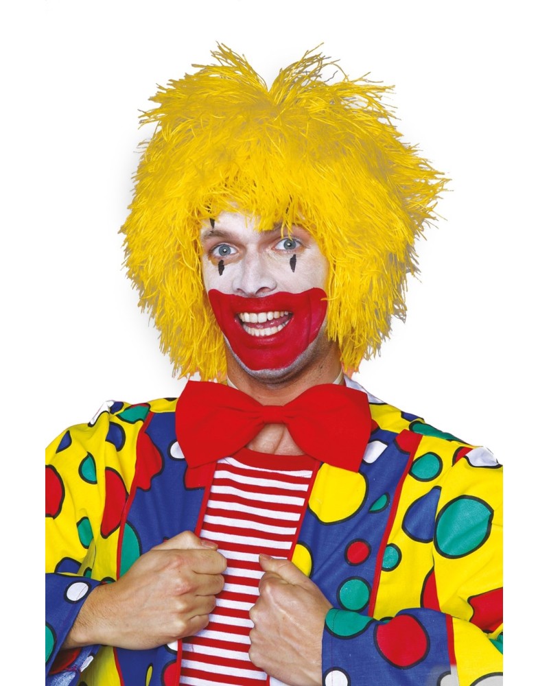 perruque clown rouge