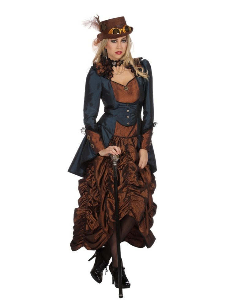 Steampunk femme bleu Steampunk femme bleu