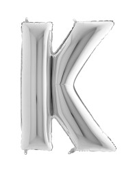 Lettre aluminium K 102 cm