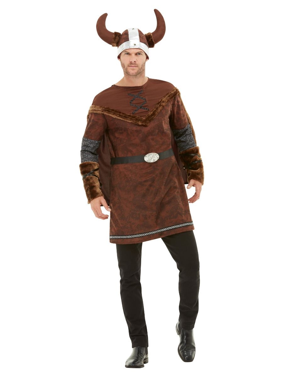 Deluxe vikings Cape marron Nouveau-Accessoires Accessoire Carnaval