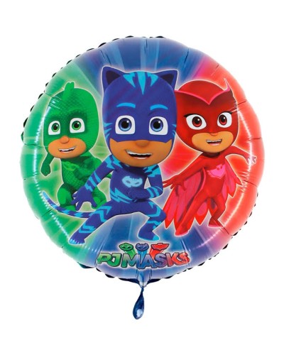 Ballon Pyjamasque Trio Rouge, Bleu et Vert