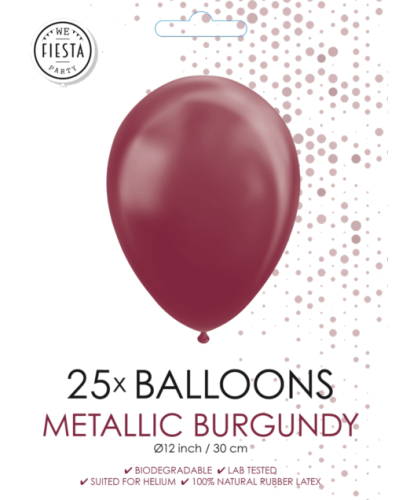 Ballons 25 pcs Bordeaux
