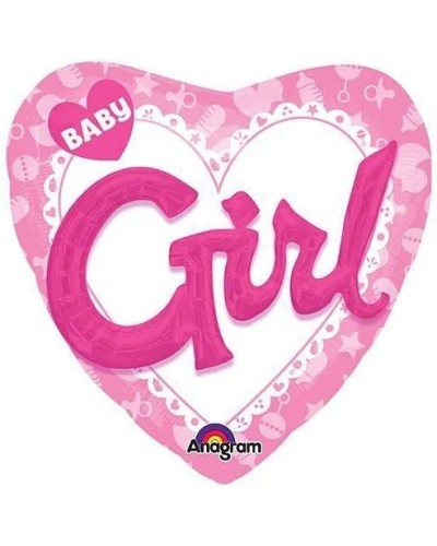 Ballon Baby Girl Coeur