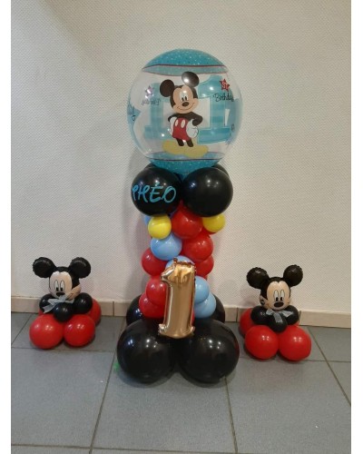 Colonne Mickey + Petit Montage de Table 