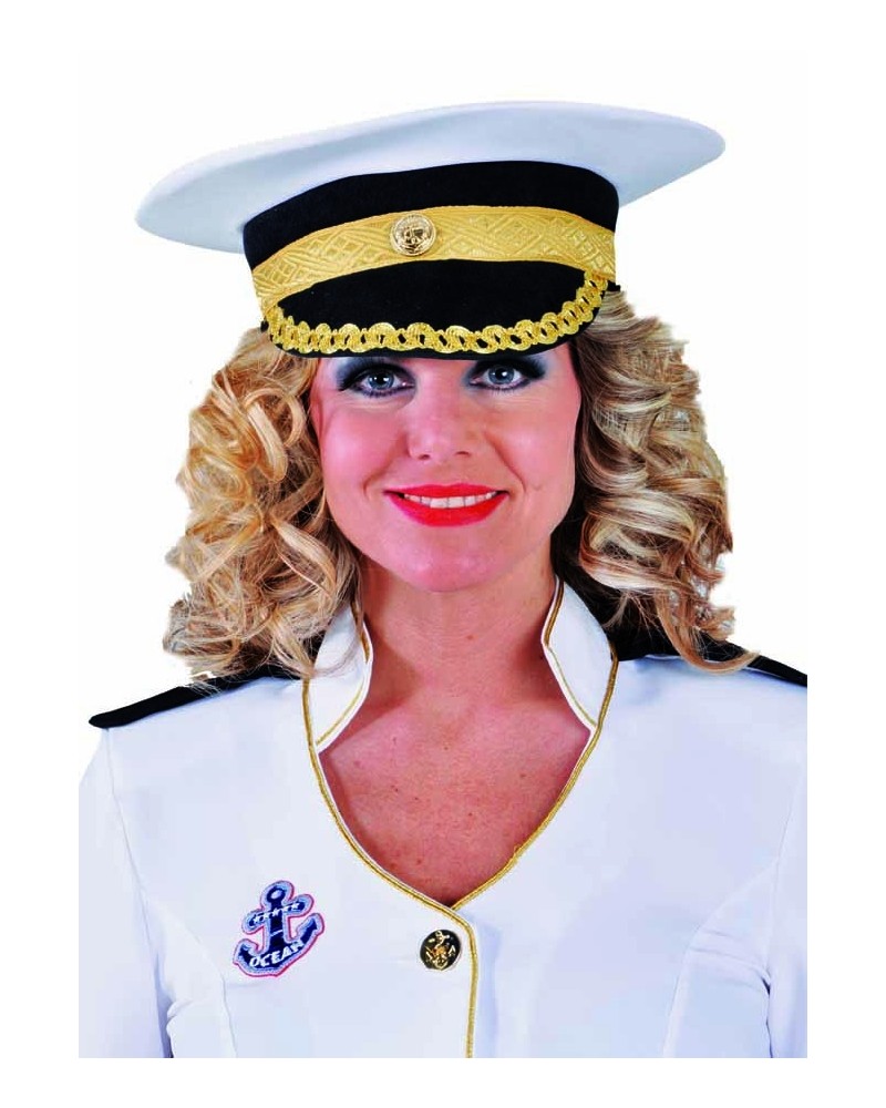 casquette officier marine dame