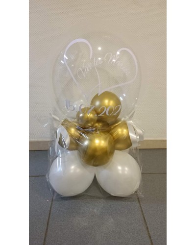 Montage de ballons Naissance Fille – BallonBallon Brussels