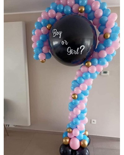 Structure Point D'Interrogation + Ballon Annonce Sexe