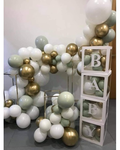 Guirlandes Ballons sur Structure + Boites Personnalisées