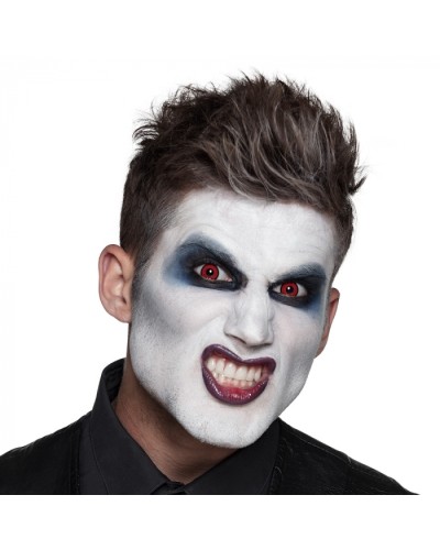 Lentilles Rouge Contour Noir 1 Semaine