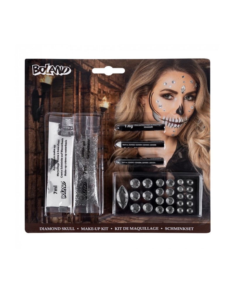 Set de Maquillage Palette Crâne de Diamant