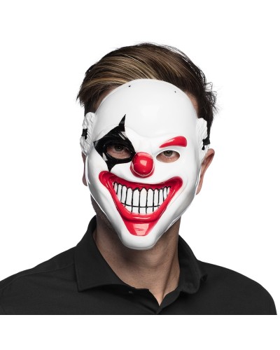 Masque visage Clown d'horreur