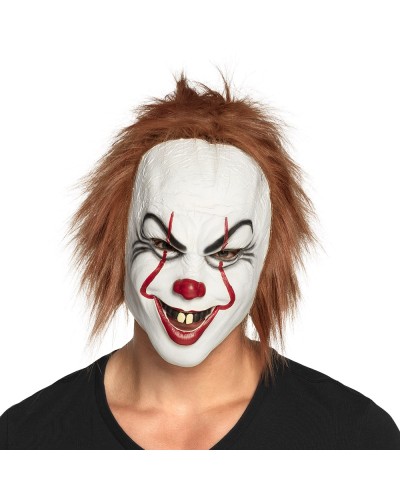 Masque tête latex Killer clown