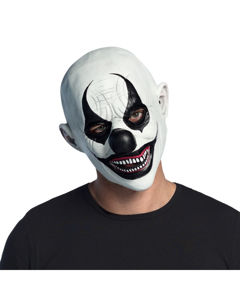 Masque tête latex Evil clown