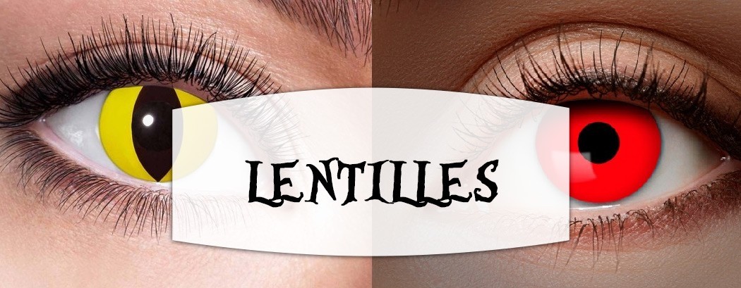 Lentilles de contact pour Halloween