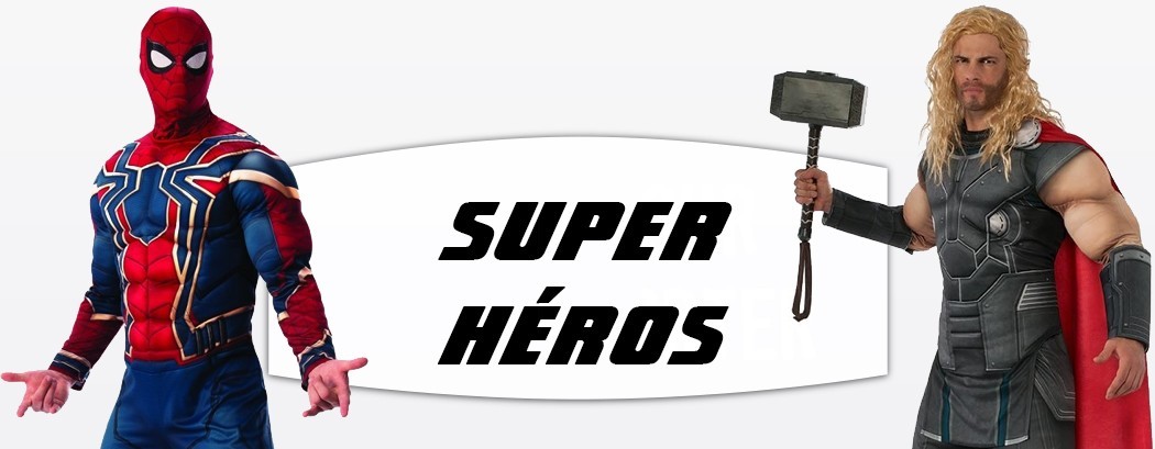Déguisements et accessoires thème Super Héros