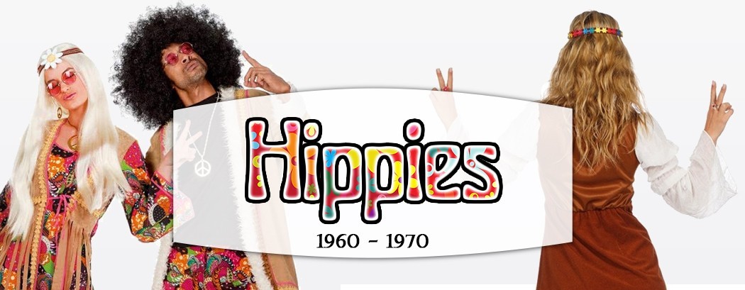 Déguisements et accessoires hippie des années 70